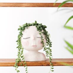 Кашпо голова дівчини