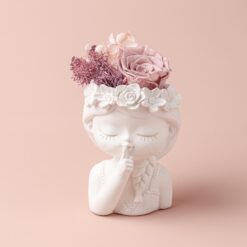 Кашпо з букетиком