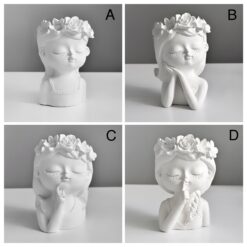 Кашпо з гіпсу для самостійного розпису