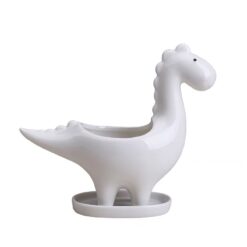 Кашпо "Дракоша" белое