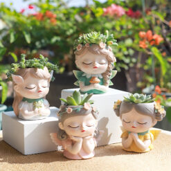 кашпо, подарунок, декор, дівчинка, вазон для сукулентів