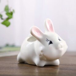 кашпо для сукулентів, квіти, декор, вазон, великдень, кролик