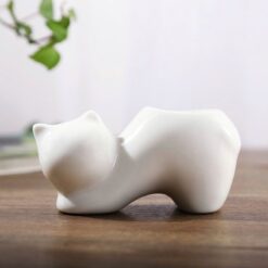 кашпо для сукулентів. котик, кашпо, декор, кактус, горщик для рослин, подарунок