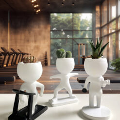 кашпо спортсмен на біговій доріжці, кашпо для сукулентів, оригінальне кашпо, декоративне кашпо, кашпо для інтер'єру, подарунок любителю спорту, кашпо з фігуркою, керамічне кашпо, кашпо для домашніх рослин, спортивне кашпо,кашпо спортсмен на беговой дорожке, кашпо для суккулентов, оригинальное кашпо, декоративное кашпо, кашпо для интерьера, подарок любителю спорта, кашпо с фигуркой, керамическое кашпо, кашпо для домашних растений, спортивное кашпо