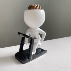 кашпо спортсмен на біговій доріжці, кашпо для сукулентів, оригінальне кашпо, декоративне кашпо, кашпо для інтер'єру, подарунок любителю спорту, кашпо з фігуркою, керамічне кашпо, кашпо для домашніх рослин, спортивне кашпо,кашпо спортсмен на беговой дорожке, кашпо для суккулентов, оригинальное кашпо, декоративное кашпо, кашпо для интерьера, подарок любителю спорта, кашпо с фигуркой, керамическое кашпо, кашпо для домашних растений, спортивное кашпо