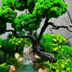 мосаріум, велика композиція, стабілізовані рослини, рослини у склі, унікальний подарунок, 8 березня, день народження, уникальный подарок, моссариум, флорариум, цветы в вазе, цветы в стекле