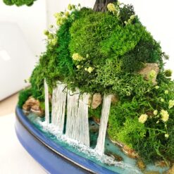 мосаріум, велика композиція, стабілізовані рослини, рослини у склі, унікальний подарунок, 8 березня, день народження, уникальный подарок, моссариум, флорариум, цветы в вазе, цветы в стекле