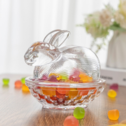 емкость для хранения в форме кролика, стеклянная емкость для сладостей, компактная емкость для декора, емкость для конфет 12х8х9, подарок из стекла кролик, посуда для хранения стекло 5100-003, емкость кролик интерьерная декорация, стеклянная банка для сладостей, емкость для мелочей кролик, оригинальная стеклянная банка, стеклянный кролик емкость, подарок для дома кролик, ємність для зберігання у формі кролика, скляна ємність для солодощів, компактна ємність для декору, ємність для цукерок 12х8х9, подарунок зі скла кролик, посуд для зберігання скло 5100-003, ємність кролик інтер'єрна декорація, скляна банка для солодощів, ємність для дрібниць кролик, оригінальна скляна банка, скляний кролик ємність, подарунок для дому кролик