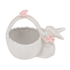 корзинка пасхальний Кролик с бабочкой, кошик великодній Кролик з метеликом