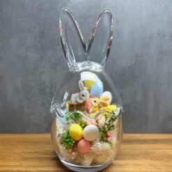 Композиція у скляному яйці Лісове диво