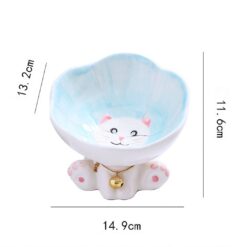 Блакитна годівниця для котів