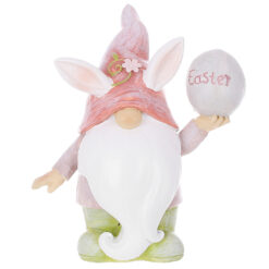 Декоративна статуетка Гномик із яйцем