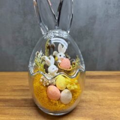 Композиція у скляному яйці Лісове диво