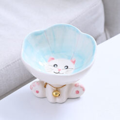 Блакитна годівниця для котів