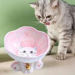 Рожева годівниця для котів