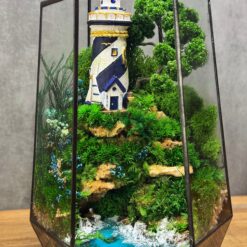 Моссариум Маяк со стабилизированным мхом