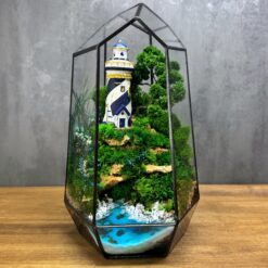 Моссариум Маяк со стабилизированным мхом