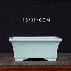 Горщик для Бонсай бірюзовий