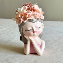 Кашпо Мері з букетом зі стабілізованих рослин