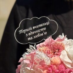 Топер табличка хмарка на свята на торт