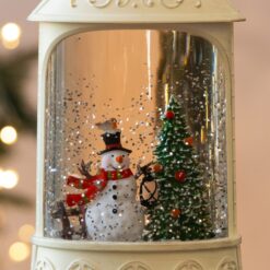 святковий ліхтар зі сніговиком