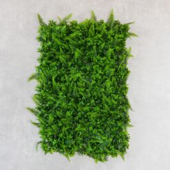 панель из искусственной зелени